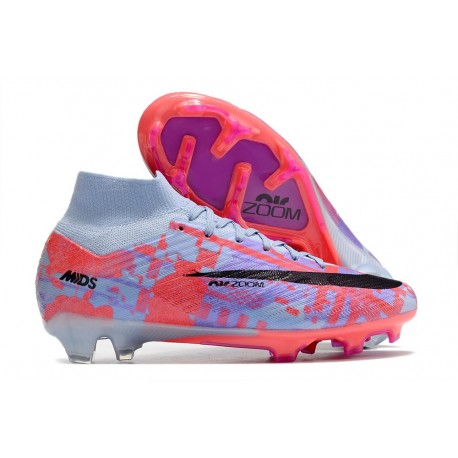 Nike Zoom Mercurial Superfly 9 Elite DF FG Dream Speed 6 - Cobalt Bliss Svart Fuchsia Dream