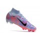 Nike Zoom Mercurial Superfly 9 Elite DF FG Dream Speed 6 - Cobalt Bliss Svart Fuchsia Dream