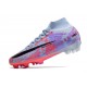 Nike Zoom Mercurial Superfly 9 Elite DF FG Dream Speed 6 - Cobalt Bliss Svart Fuchsia Dream