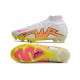 Nike Zoom Mercurial Superfly 9 Elite DF FG Vit Blå Gul