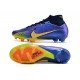 Nike Zoom Mercurial Superfly 9 Elite DF FG Lila Gul