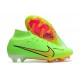 Nike Zoom Mercurial Superfly 9 Elite DF FG Grön Gul