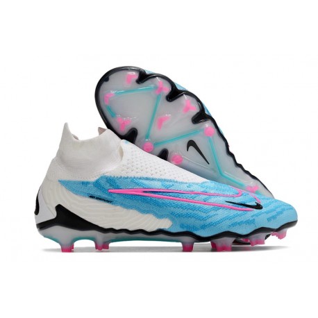 Fotbollsskor Nike Phantom GX Elite DF FG Blast - Blå Rosa Vit Blå