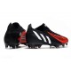 adidas Predator Edge.1 Low FG Svart Vit Röd