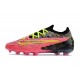 Nike Phantom GX Gripknit Elite FG Rosa Svart Gul