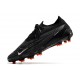 Nike Phantom GX Gripknit Elite FG Black Pack - Svart Vit Grå