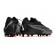 Nike Phantom GX Gripknit Elite FG Black Pack - Svart Vit Grå