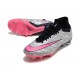 Nike Zoom Mercurial Superfly IX Elite FG Silver Rosa 