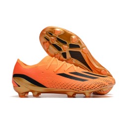 Adidas X Speedportal.1 FG Fotbollsskor Guld Orange Svart