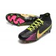 Nike Zoom Mercurial Superfly 9 Elite DF FG Svart Rosa Gul