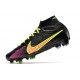 Nike Zoom Mercurial Superfly 9 Elite DF FG Svart Rosa Gul