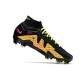 Nike Zoom Mercurial Superfly 9 Elite DF FG Svart Rosa Gul