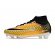 Nike Zoom Mercurial Superfly 9 Elite DF FG Gul Svart