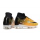 Nike Zoom Mercurial Superfly 9 Elite DF FG Gul Svart