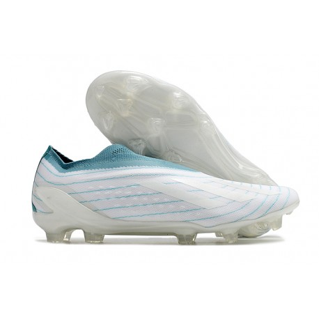 Fotbollsskor för Män adidas Copa Pure+ FG Vit Grå Blå