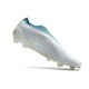 Fotbollsskor för Män adidas Copa Pure+ FG Vit Grå Blå