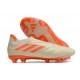 Fotbollsskor för Män adidas Copa Pure+ FG Vit Orange