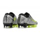 Nike Air Zoom Mercurial Vapor XV Elite FG Silver Svart Grön