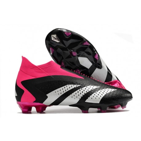 Adidas Predator Accuracy + FG Herrar Svart Vit Rosa