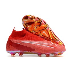 Fotbollsskor Nike Phantom GX Elite DF FG Röd Vit 