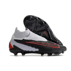 Fotbollsskor Nike Phantom GX Elite DF FG Svart Grå Röd 