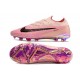 Nike Phantom GX Gripknit Elite FG Rosa Svart