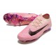 Nike Phantom GX Gripknit Elite FG Rosa Svart