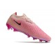 Nike Phantom GX Gripknit Elite FG Rosa Svart