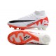 Nike Zoom Mercurial Superfly 9 Elite DF FG Vit Röd Svart