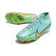 Nike Zoom Mercurial Superfly 9 Elite DF FG Blå Gul