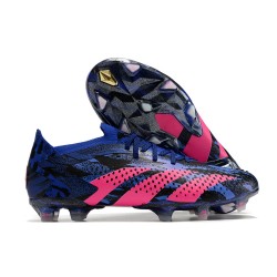 Adidas Predator Accuracy.1 Low FG Lucid Blue Team Real Magenta Svart