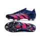 Adidas Predator Accuracy.1 Low FG Lucid Blue Team Real Magenta Svart