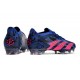 Adidas Predator Accuracy.1 Low FG Lucid Blue Team Real Magenta Svart