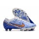 Nike Air Zoom Mercurial Vapor XV Elite AG Vit Blå Guld