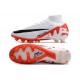 Nike Air Zoom Mercurial Superfly 9 Elite AG Vit Röd Svart