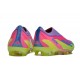 adidas X Crazyfast.1 LL FG Korean Nights Son - Lucid Lemon Blå Rosa