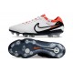 Nike Tiempo Legend 10 Elite FG Skor Vit Röd Svart