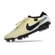 Nike Tiempo Legend 10 Elite FG Skor Beige Svart