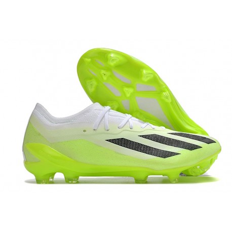 Fotbollsskor Adidas X Crazyfast Messi .1 FG Crazyrush - Vit Svart Lucid Lemon