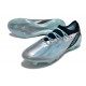 Fotbollsskor Adidas X Crazyfast Messi .1 FG Silver Blå Svart