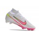 Nike Zoom Mercurial Superfly IX Elite FG Vit Rosa