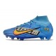 Nike Zoom Mercurial Superfly IX Elite FG Mbappé Personal Edition - Blå Vit