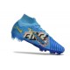 Nike Zoom Mercurial Superfly IX Elite FG Mbappé Personal Edition - Blå Vit