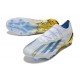 Fotbollsskor Adidas X Crazyfast Messi .1 FG Vit Blå Guld