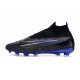 Nike Gripknit Phantom GX Elite DF FG&nbsp;Shadow - Svart Krom Blå
