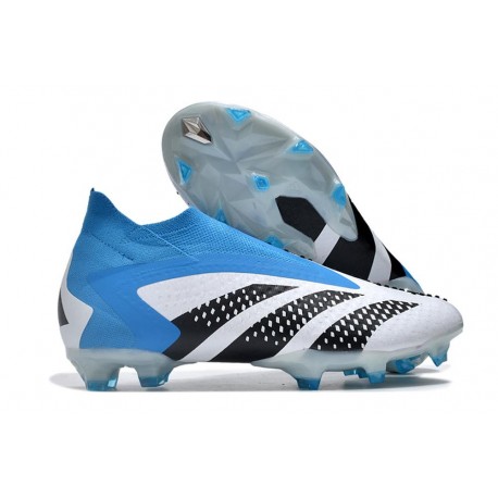 Adidas Predator Accuracy + FG Herrar Vit Blå Svart