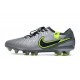 Nike Tiempo Legend 10 Elite FG Skor Grå Svart Grön