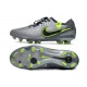 Nike Tiempo Legend 10 Elite FG Skor Grå Svart Grön