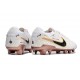 Nike Tiempo Legend 10 Elite FG Skor Vit Guld Svart