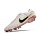 Nike Tiempo Legend 10 Elite FG Skor Vit Guld Svart